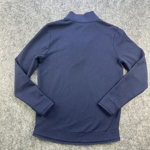 Under Armour Notre Dame Shirt Men Small Blue Heat Gear Snap Embroidered *Snag - Picture 8 of 15